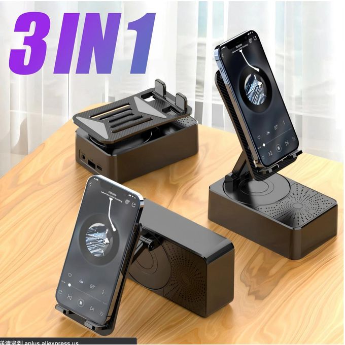 3 In 1 Bluetooth Desktop Mobile Phone Holder